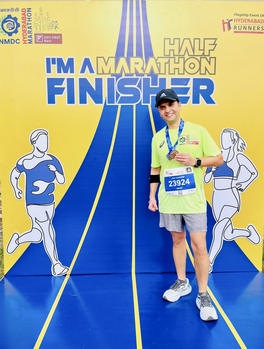 Rajat Arora Marathon Action